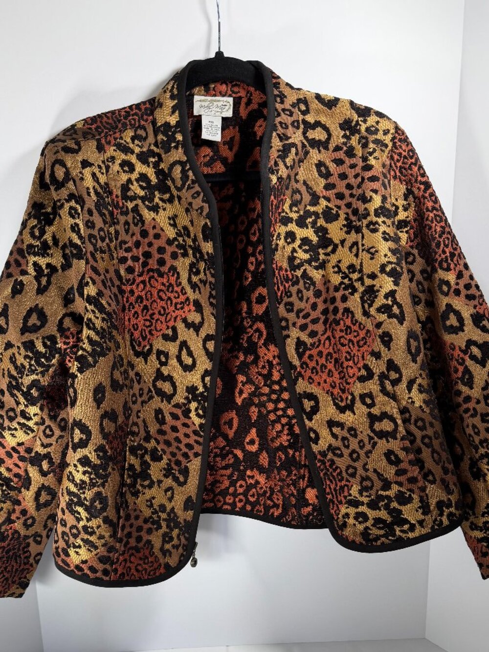 Molly & Maxx Animal Print Tapestry Jacket